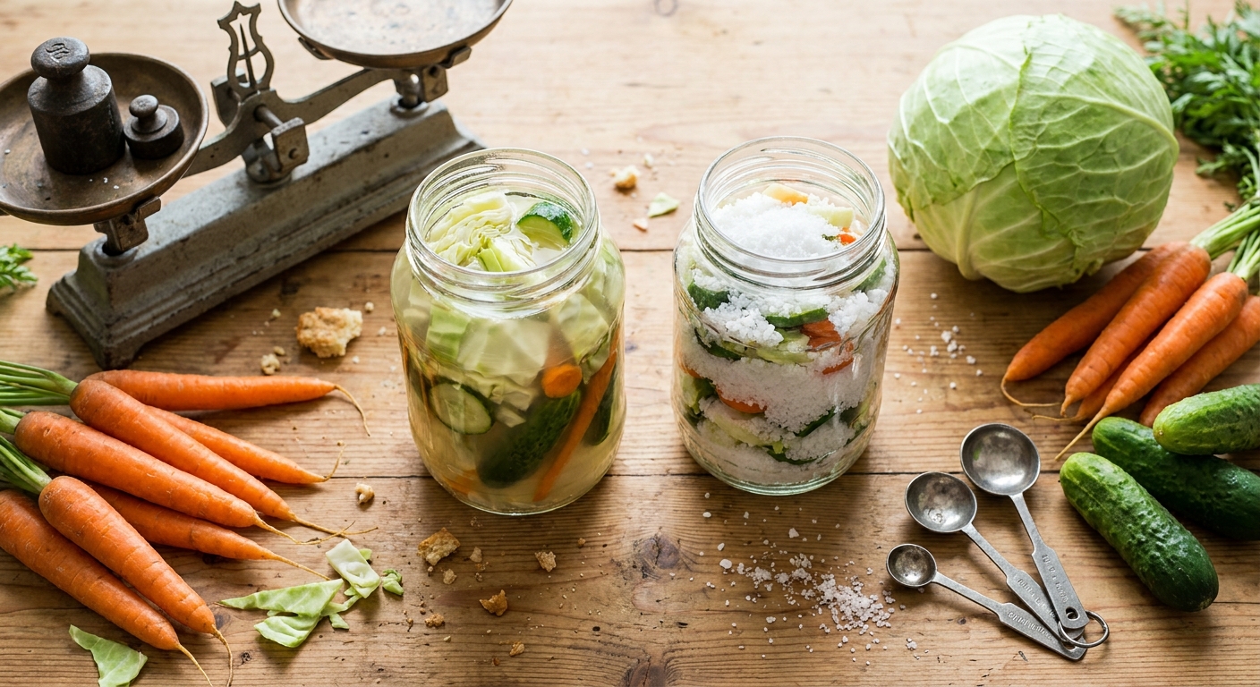 Brine vs. Dry Salt: Choosing the Right Fermentation Method for Every Vegetable