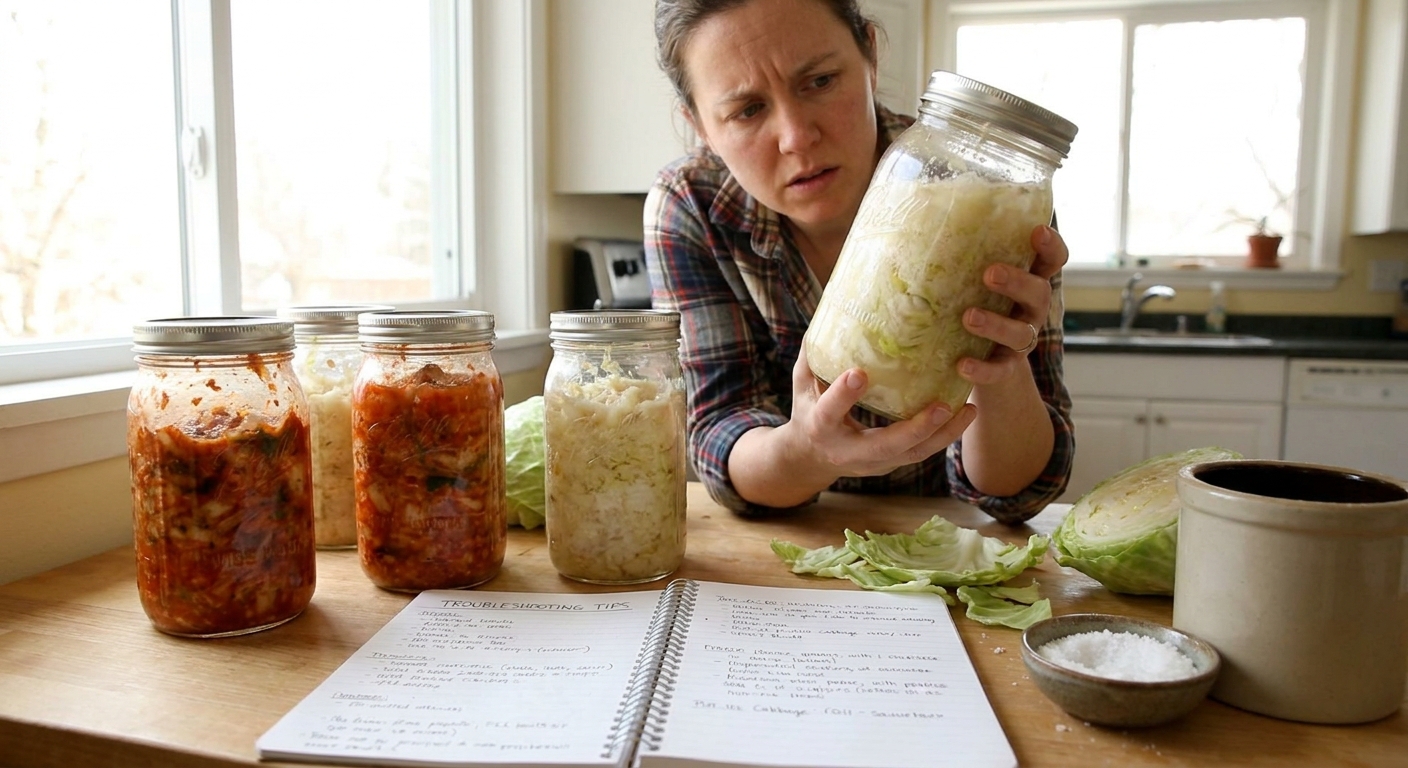 From Funky to Fantastic: A Practical Troubleshooting Guide for Sauerkraut & Kimchi