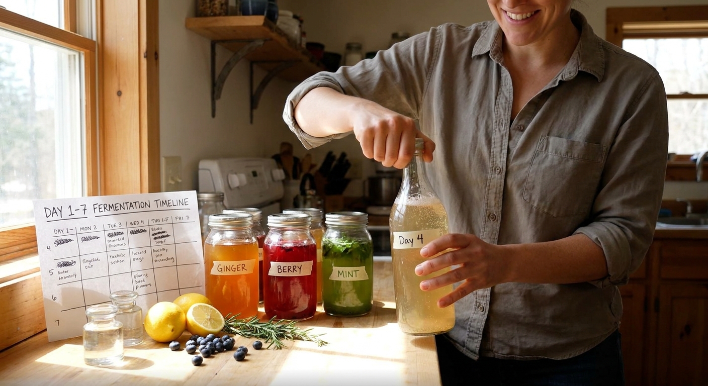 From Plain to Probiotic Punch: 12 Kombucha Flavoring Ideas with Exact Fermentation Timelines